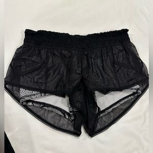 Lululemon short with spandex underneath